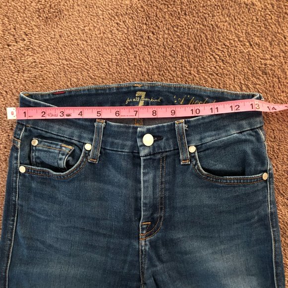7 For All Mankind Flare Jeans 26 - Picture 8 of 11